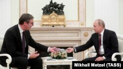 Predsednik Srbije Aleksandar Vučić i predsednik Rusije Vladimir Putin