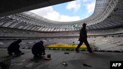 Реконструкція стадіону «Лужники» у Москві, Росія, березень 2017 року