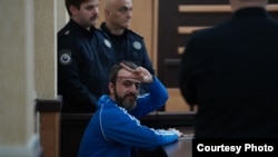 ნიკოლოზ კაცია სასამართლო სხდომაზე. 23 იანვარი, 2024 წელი