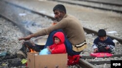 Prizor iz mesta nedaleko od Idomenija, mart 2016.