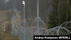 Граница между Калининградской областью России и Литвой, иллюстративное фото