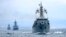 Корабли ВМФ России во время военно-морских учений в Черном море, 14 апреля 2021 года. Иллюстрационное фото