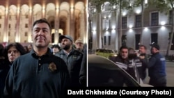 გიორგი წიქარიშვილი დაკავებისას: „ბოლომდე! გავიმარჯვებთ მაინც! გავიმარჯვებთ სახელოვნად!“