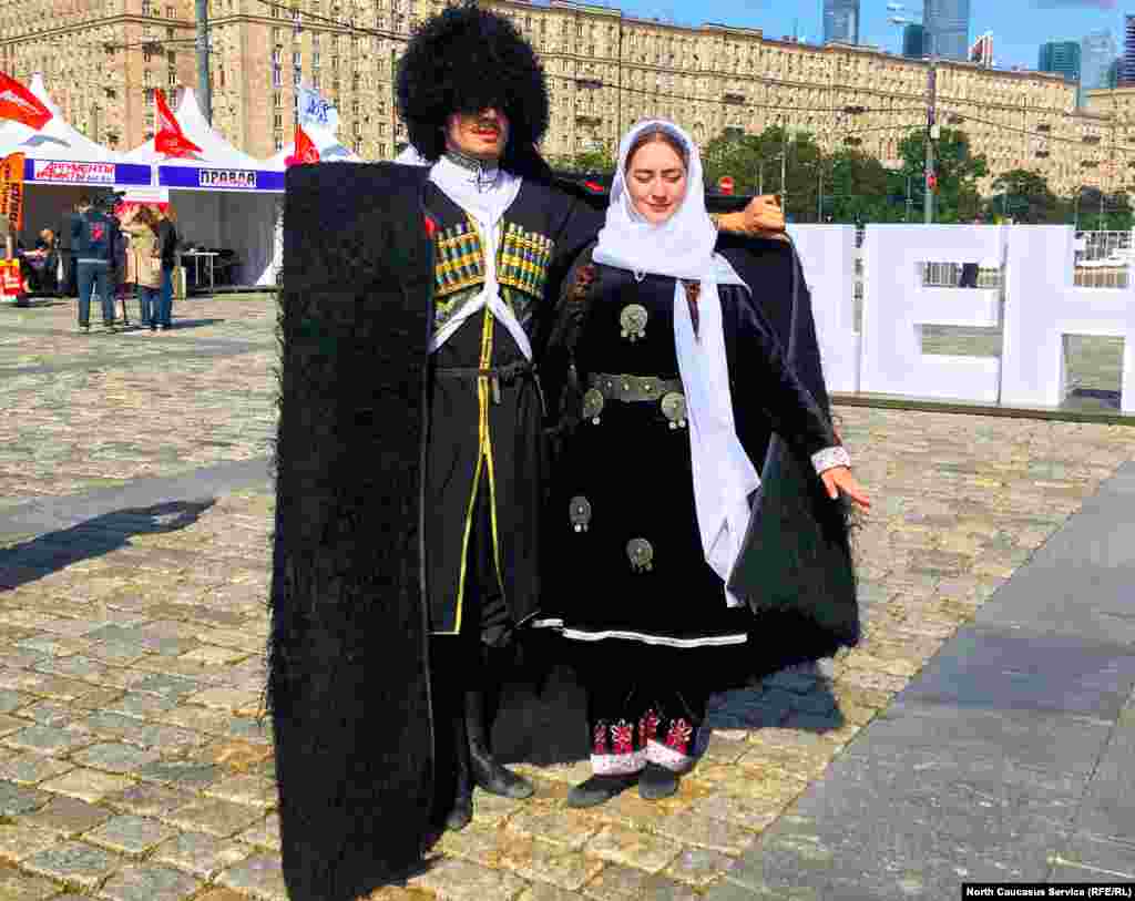 Дагестанцы перед выступлением 