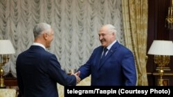 Зустріч Олександра Лукашенко та Володимира Сальдо в Мінську, 15 вересня 2025 рік