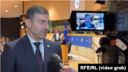 Ukrajinski ombudsman za ljudska prava Dmitro Lubinets tokom intervjua dopisniku RSE/RL, Brisel, Belgija, 12. novembar 2024.