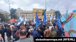 Јавна седница на Сојуз на синдикати на Македонија за минимална плата 02.04.2025
