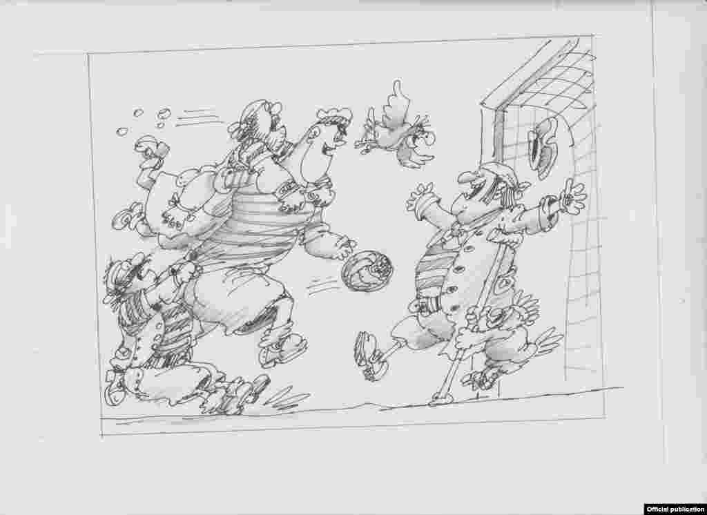 Перші ескізи до «Пригод капітана Врунгеля» 70-х років