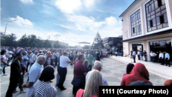 Митинг против мусорного полигона, станица Полтавская, сентябрь 2022 года