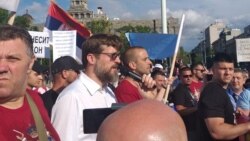 Srđan Nogo se obraća okupljenima