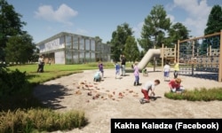 საბავშვო მოედანი, ესკიზი