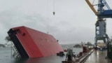 Плавкран, що перекинувся у Севастополі, 27 жовтня 2025 року