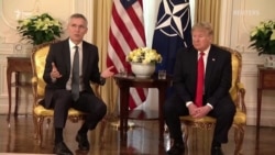 Трамп критикує Макрона за «дуже бридкі слова» щодо НАТО (відео) Трамп критикує Макрона за «дуже бридкі слова» щодо НАТО (відео)