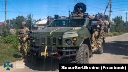 უკრაინის უშიშროების ძალების სპეცრაზმი ქალაქ კუპიანსკში, 10 სექტემბერი, 2022 წელი