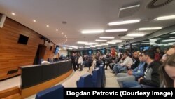 Susret studenata iz Srbije sa evroparlamentarcima, 16. april 2025.