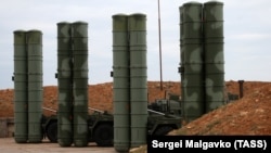 Зенитно-ракетные комплексы С-400 «Триумф», Севастополь, январь 2018 год