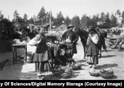 Украинские крестьяне в Киевской губернии в конце 1800-х или начале 1900-х годов