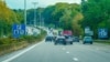 Trafic pe autostrada din jurul Bruxelles-ului, Belgia
