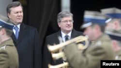 Віктор Янукович та Броніслав Коморовський