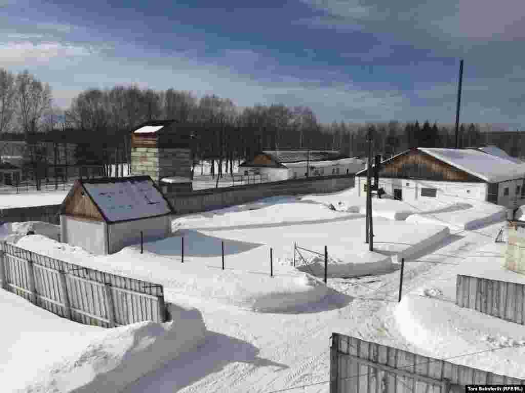 "Строгая" зона лагеря. В "Перми-36" было две зоны: строгого и особого режима