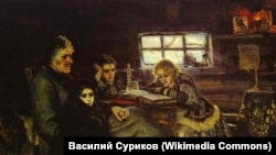 Василий Суриков, "Меньшиков в Березове", 1883.