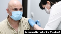 There is widespread skepticism over homegrown vaccines in Russia.