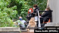 Red ispred COVID-19 ambulante u Beogradu, 22. septembar 2021.