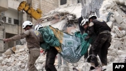 Волонтеры "Белых касок" работают в Сирии