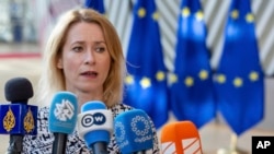 Kaja Kallas, Brisel, 15. juli 2025.