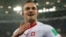 Džerdan Šaćiri na utakmici Srbija - Švajcarska na kojoj je dao drugi go za Švajcarsku