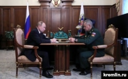 Встреча Владимира Путина с Сергеем Шойгу 4 июля 2022 года