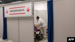 Jedan od punktova za vakcinaciju u Srbiji 