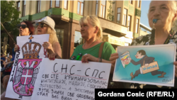 Okupljanje ispred Terazijske česme