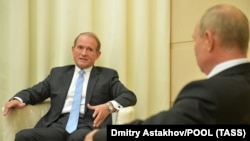 ვიქტორ მედვედჩუკი და ვლადიმირ პუტინი