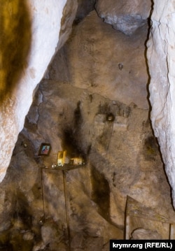 Вівтар печерної церкви Іоанна Предтечі