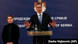 Ana Brnabić i Aleksandar Vučić