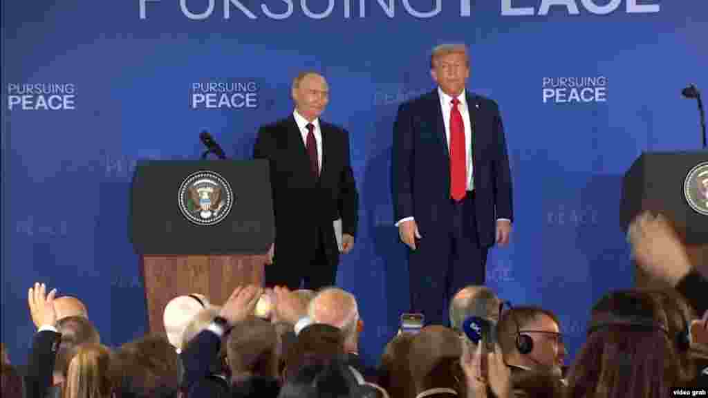 Встреча Владимира Путина и Дональда Трампа на Аляске, 15 августа 2025 года, Reuters