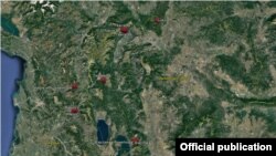 локации на мали хидроелектрани на територијата на Македонија