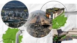 „ბორჯომის ვაგზლის ბაზრობის“ ტერიტორიას ახლაც ეტყობა ძლიერი ხანძრის კვალი. 