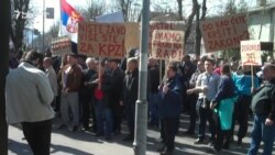 Protest željezničara RS: Do kad ćete kršiti zakone Protest željezničara RS: Do kad ćete kršiti zakone