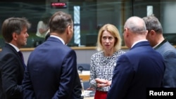 Встреча министров иностранных дел стран ЕС в Брюсселе