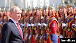 Ruski predsednik Vladimir Putin tokom posete Mongoliji, Ulan Bator, 3. septembra 2024.