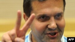 Darko Šarić, tada osumnjičen za šverc kokaina, u Specijalnom sudu za organizovani kriminal u Beogradu, 24. marta 2014.