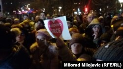 Sa protesta "Pravda za Davida", 29. decembar