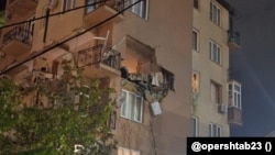 На месте взрыва в Сочи. Фотография Оперативного штаба Кубани