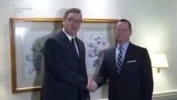 Grenel u odvojenim susretima sa Vučićem i Tačijem u Minhenu Grenel u odvojenim susretima sa Vučićem i Tačijem u Minhenu