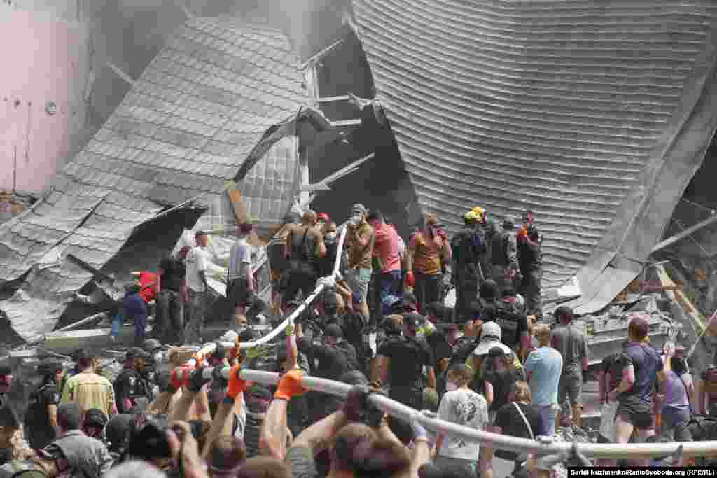 Dio zgrade toksikologije nakon napada.Firma koja trenutno radi na obnovi zatražila je budžet koji je znatno manji od prvobitno predviđenog.