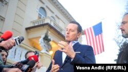 Ričard Grenel, u američkoj rezidenciji u Beogradu tokom posete 23. januara 2020.