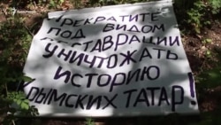 Ролан Османов. Пикет против «реставрации» Ханского дворца (видео) Ролан Османов. Пикет против «реставрации» Ханского дворца (видео)