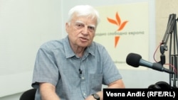 Ivan Čolović u beogradskom studiju RSE